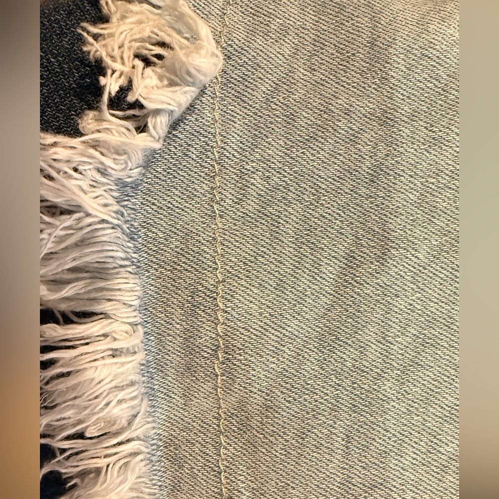 NWOT Oli & Hali Blue and White Lace Flare Jeans - Picture 9 of 9